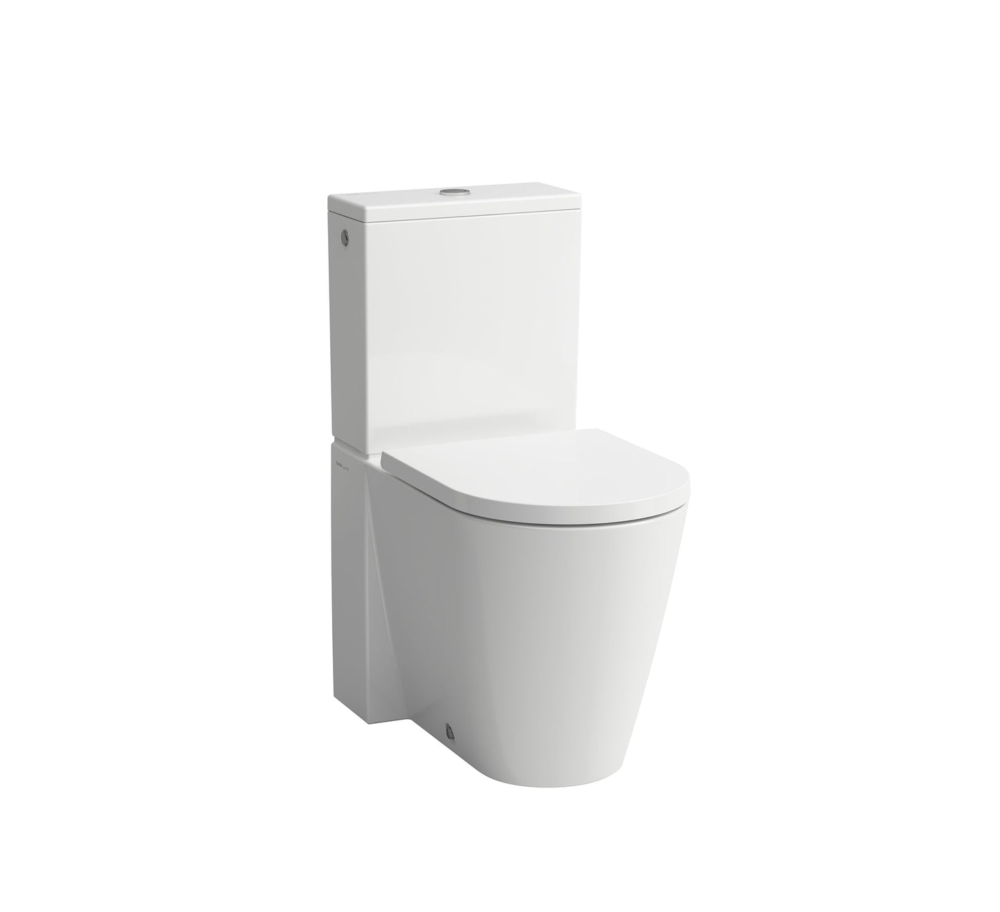 LAUFEN KARTELL FLOORSTANDING WC COMBINATION RIMLESS, WASHDOWN, BACK-TO-WALL HORIZONTAL OR VERTICAL OUTLET WHITE SAPHIRKERAMIK - 8.2433.7.000.231.1